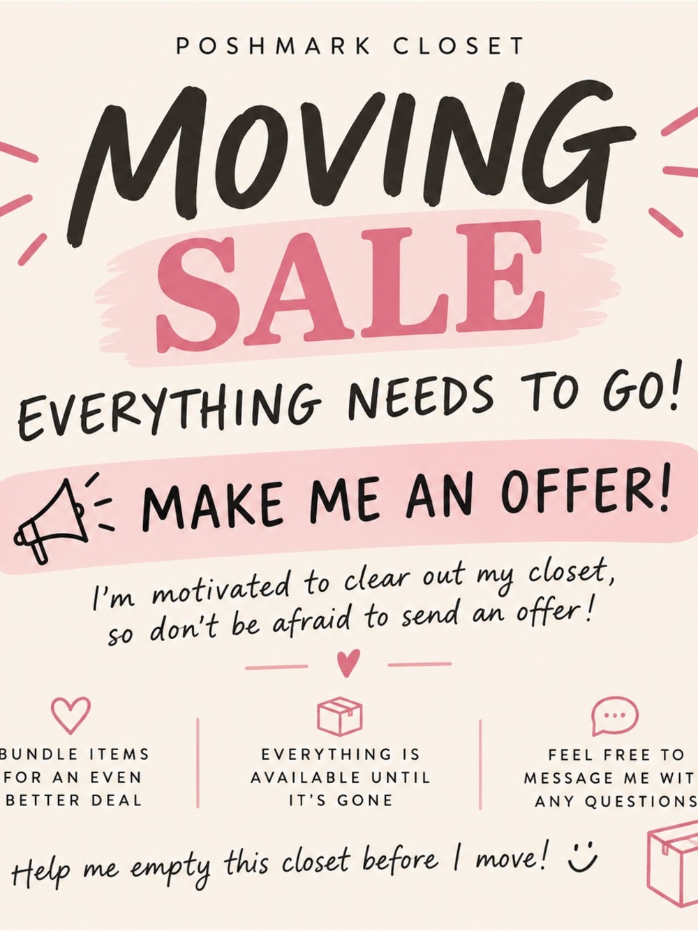 ‼️MOVING SALE‼️